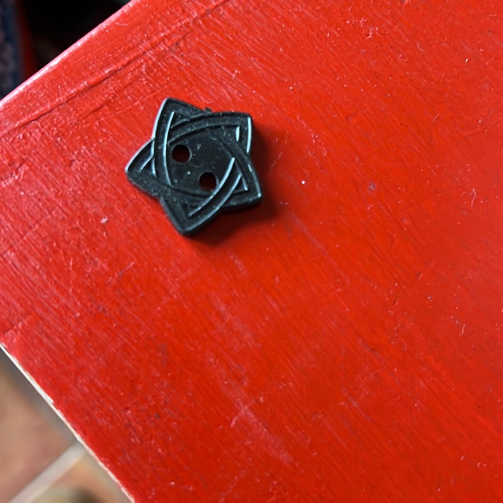 Vintage Star of David Button